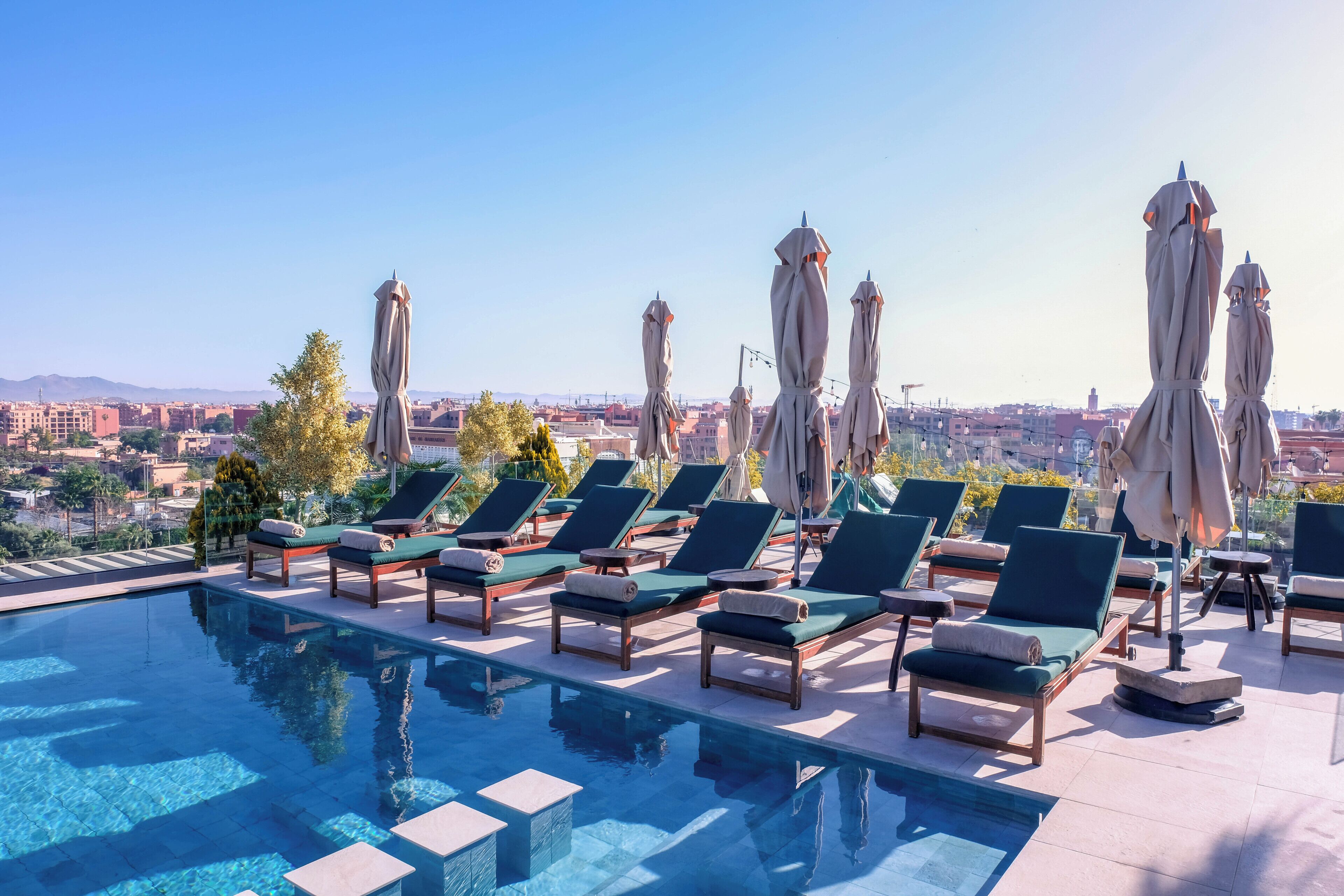 Rooftop pool
