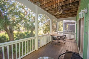 House, Multiple Beds, Patio, Golf View (712 Bonito Dr) | Balcony view - 712 Bonito Dr (Fripp Island)