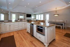 하우스, 침대(여러 개), 발코니, 정원 전망 | 전용 주방