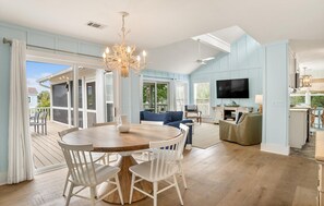 Casa, letti multipli, cucina, vista oceano parziale | Interni