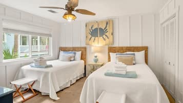 House, Multiple Beds, Kitchen, Partial Ocean View | 3 bedrooms, individually decorated, individually furnished, bed sheets