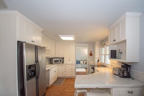 House, Multiple Beds, Balcony, Garden View | Private kitchen | Coffee/tea maker