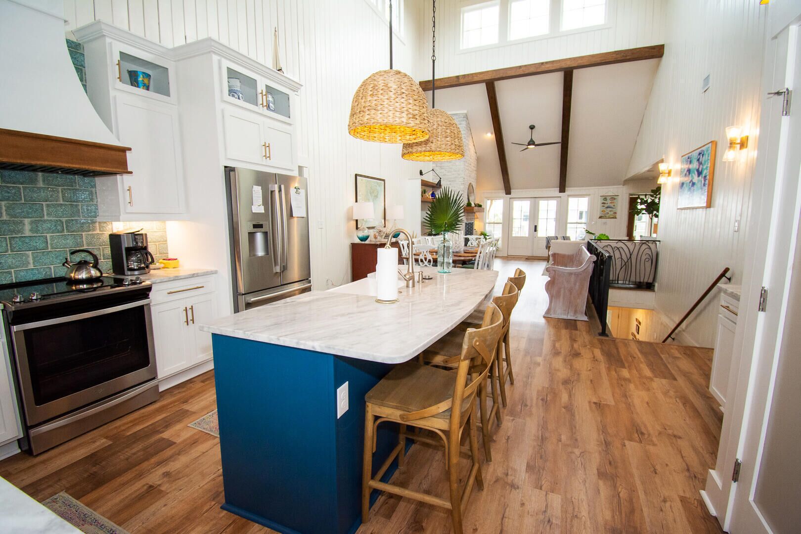 House, Multiple Beds, Kitchen, Ocean View | Private kitchen | Coffee/tea maker