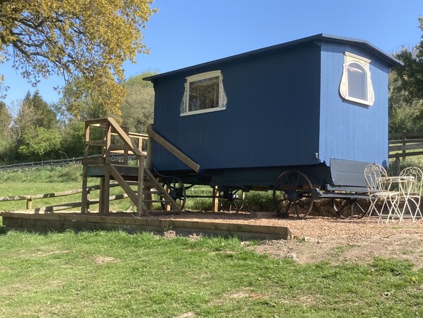 Cabin | Exterior - Original Roadsmans Wagon, With Breathtaking Views (Longhope)