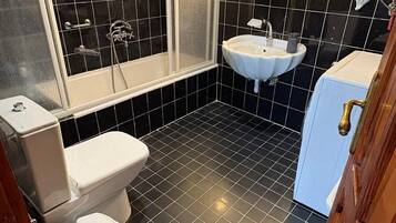 Towels, soap, toilet paper