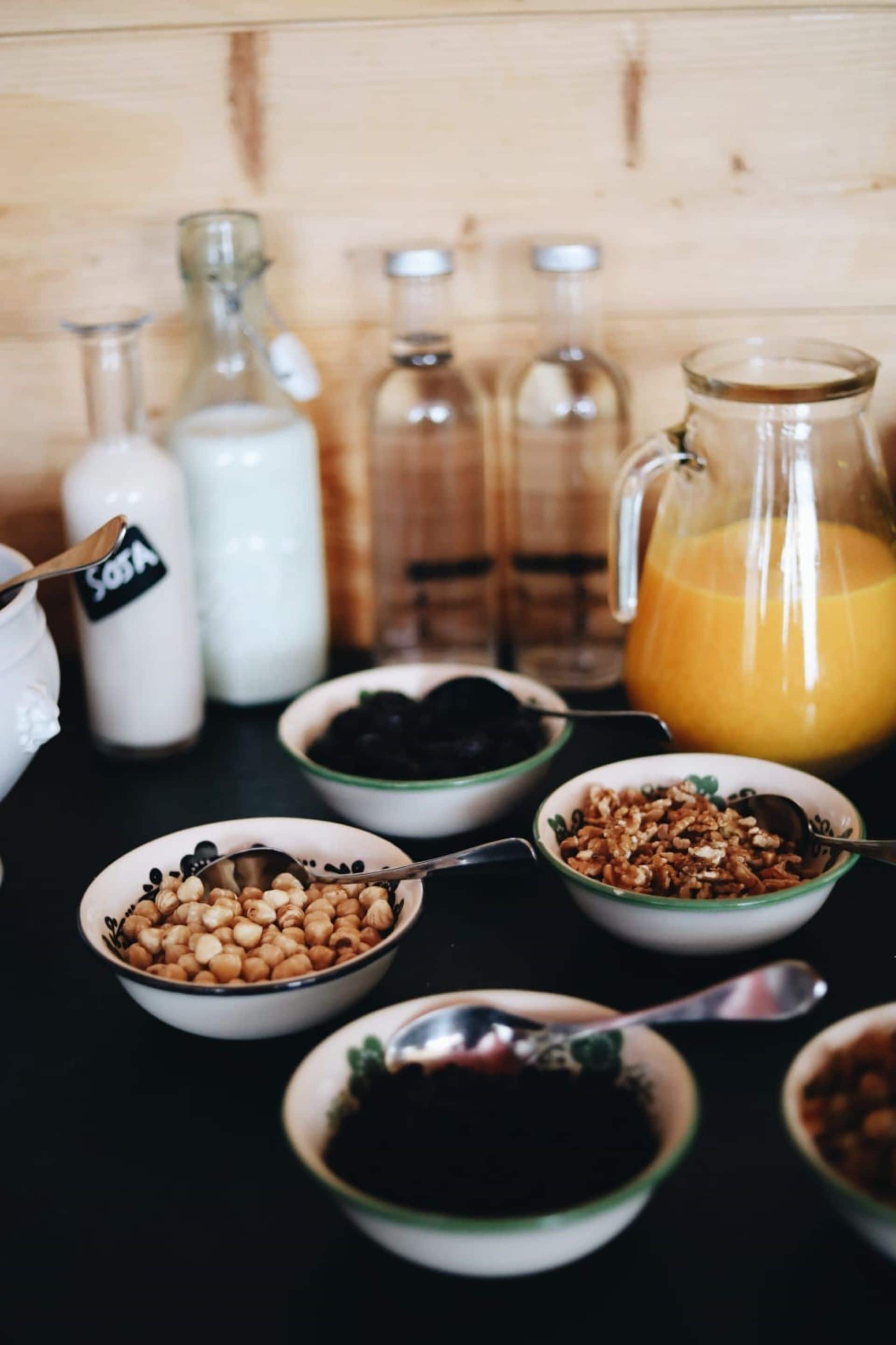 Desayuno estilo bufé