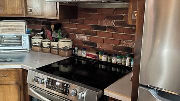 Microwave, oven, stovetop