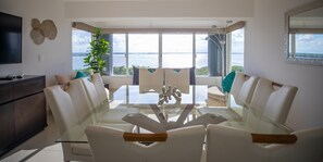 Living area - Brisas Beachfront Penthouses (Cancun)