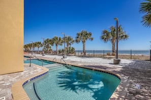Indoor pool, outdoor pool
