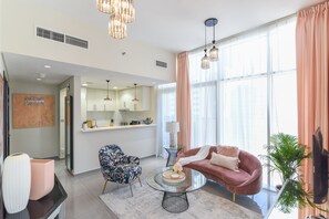 Apartment, barrierefrei, eigenes Bad (Modern-Luxury-Central) | Lounge