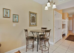Condo, 1 Bedroom | Dining - Celadon: Unit 407 by Forehand Rentals (Panama City Beach)