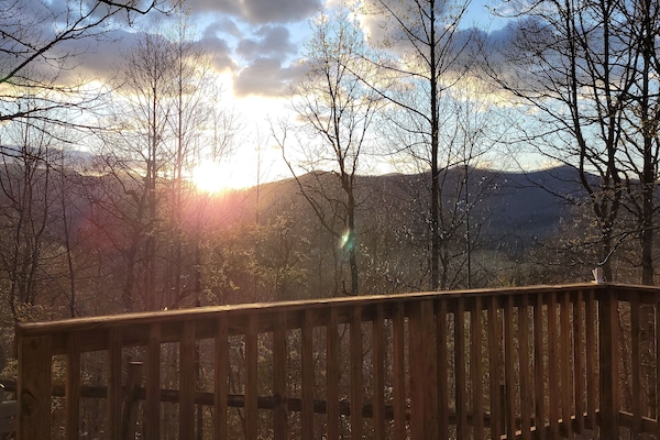 Gorgeous mountain sunrise