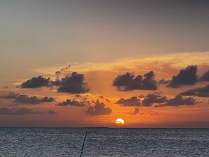 Shower, towels, soap, shampoo