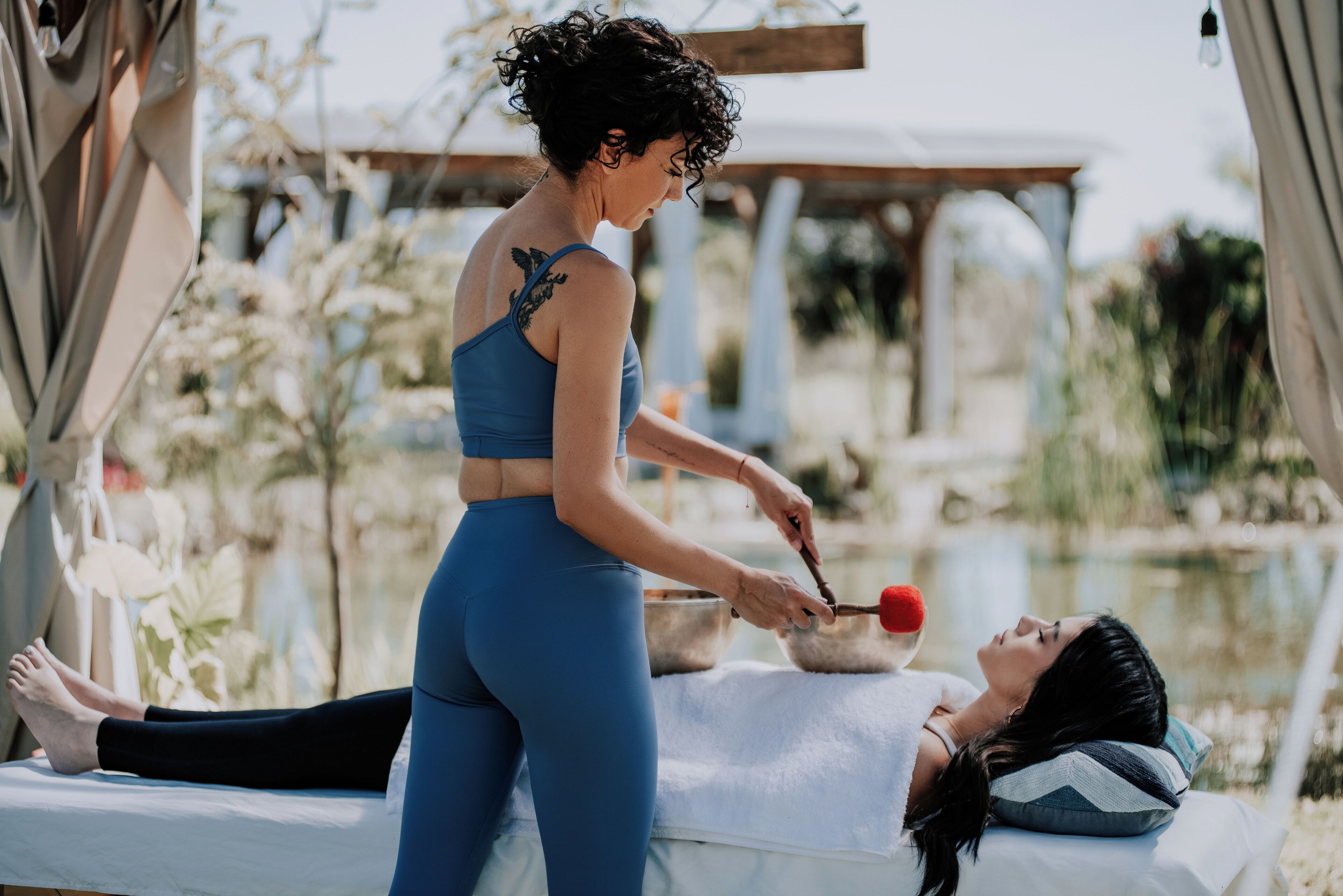 Hot stone massages, deep-tissue massages, facials