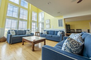 Smart-TV, Kamin, Tischfußball, Bücher