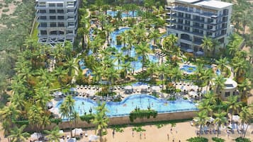 Indoor pool, outdoor pool