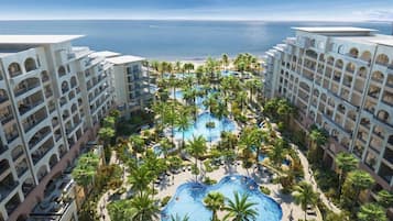 Indoor pool, outdoor pool