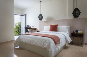 Superior Room, Balcony | Premium bedding, down comforters, minibar, in-room safe - Rodina Boutique Hotel (Playa del Carmen)