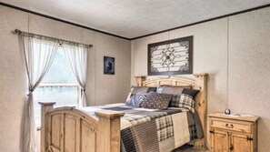 4 bedrooms, iron/ironing board, travel crib, WiFi