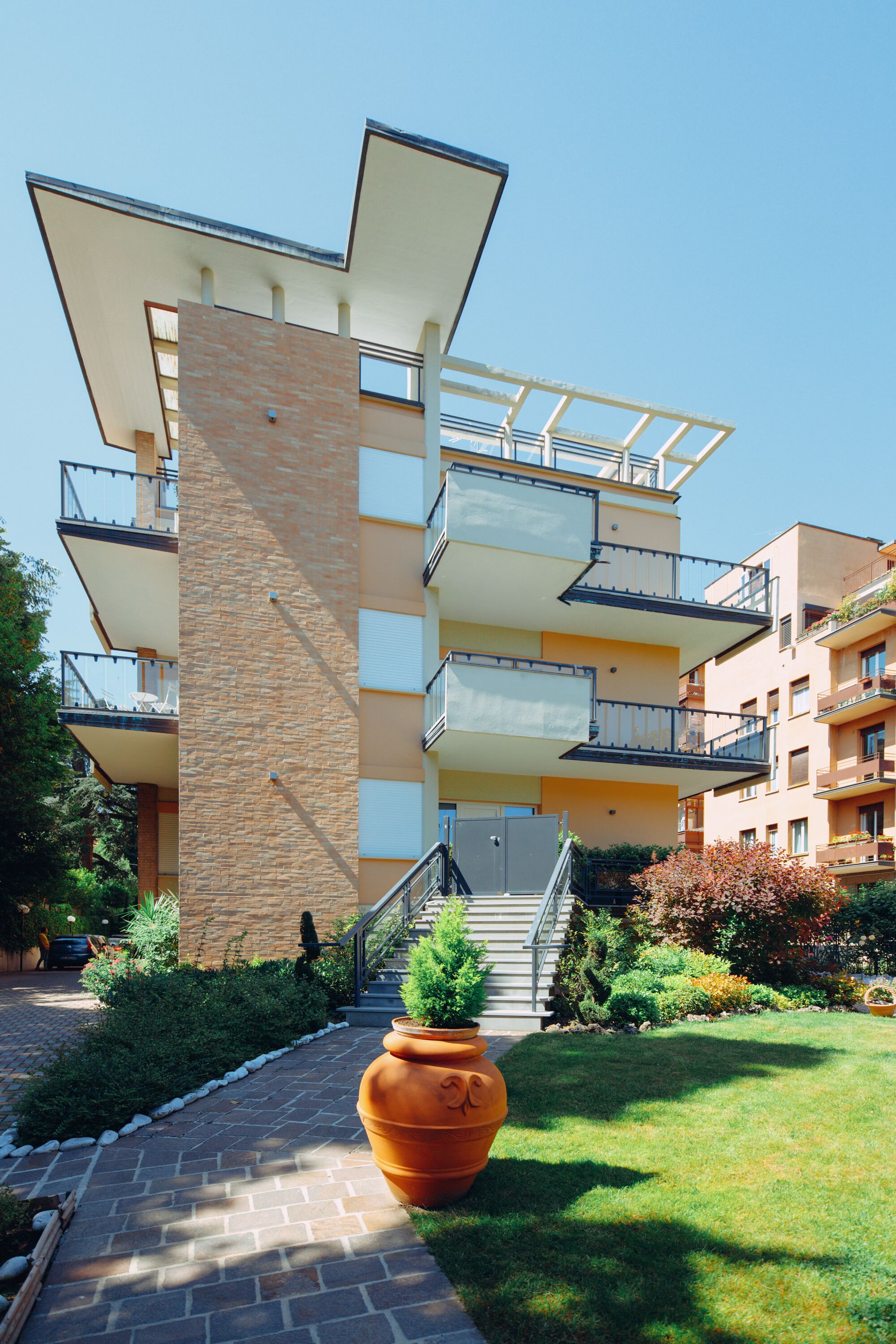 Facciata della struttura