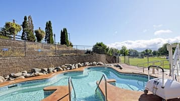 Una piscina riscaldata
