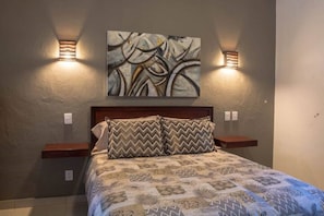 1 soverom, strykejern/-brett, wi-fi (inkludert) og sengetøy