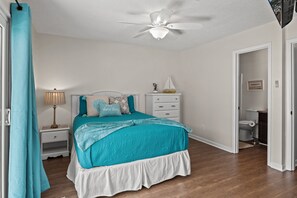 2 bedrooms, iron/ironing board, travel crib, free WiFi