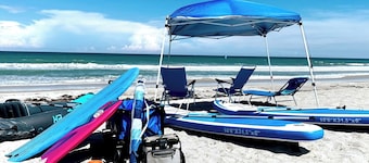 Hammock Hideaway - Heated Pool Access, Bikes, Hot Tub, Surfboards, Chairs + more