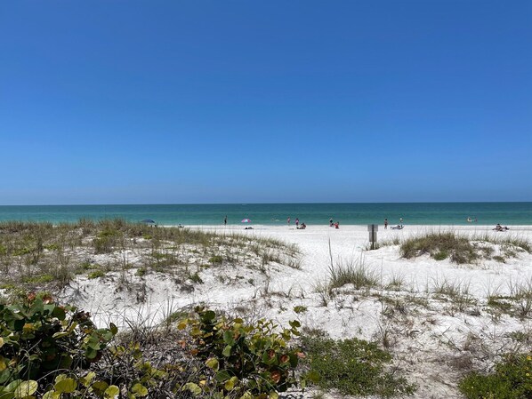 On the beach, sun loungers, beach towels - Coastal Retreat Near John’s Pass Village (Madeira Beach)