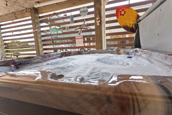 Baignoire à remous extérieure