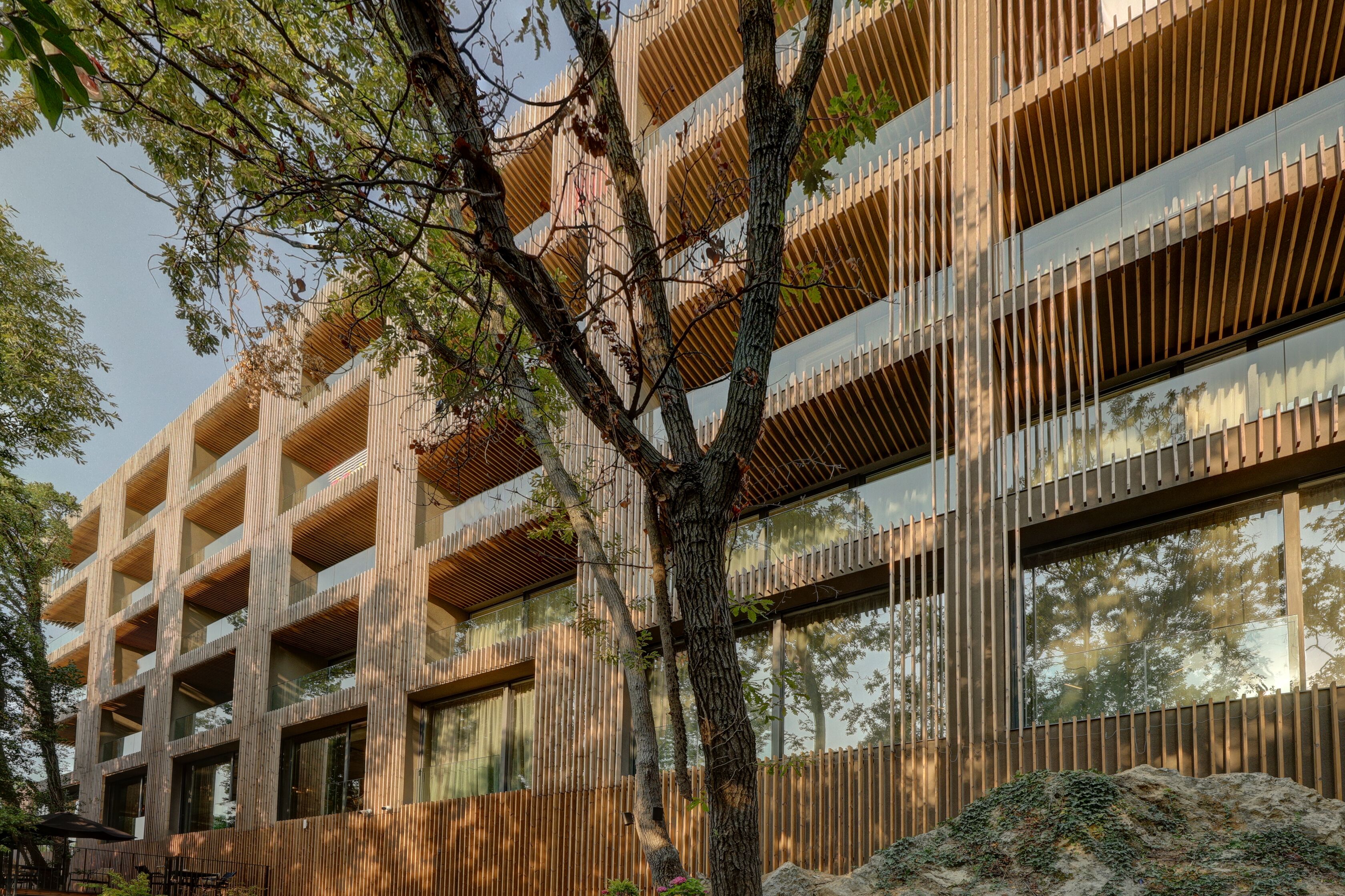 Majoituspaikan julkisivu