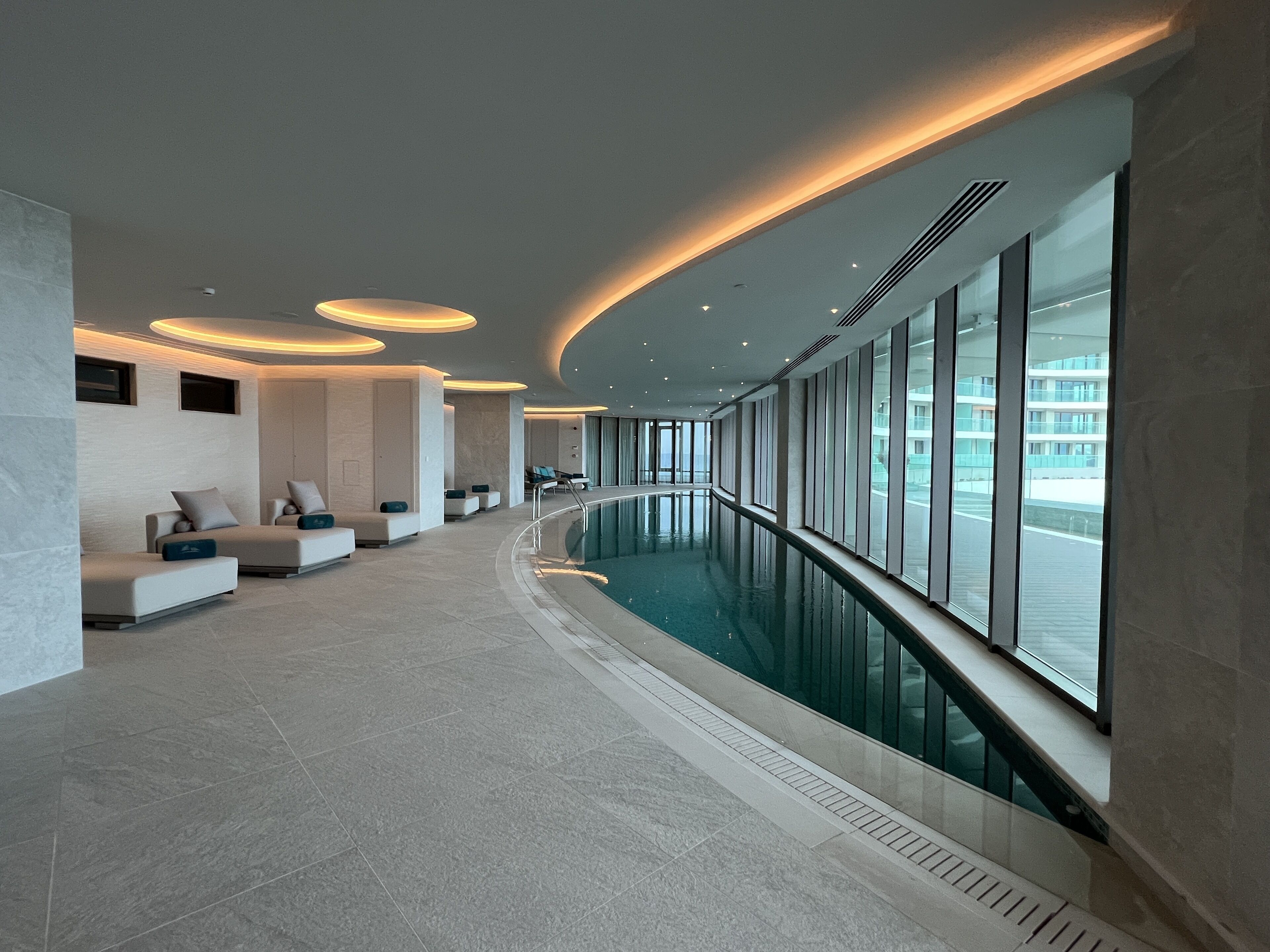 Indoor pool, outdoor pool