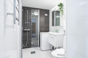Deluxe-Apartment | Badezimmer