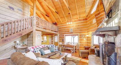 True Log Cabin w/ Game Room, Year-Round Views