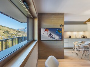 Interior - New apartment in Megève, wellness access and pool (Megève)