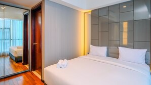 Kamar | 3 kamar tidur, setrika/meja setrika, Wi-Fi gratis, dan seprai linen