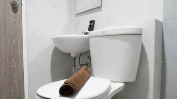 Regadera, amenidades de baño gratuitas, toallas