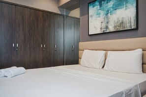 Room | 1 bedroom, bed sheets - Fancy And Nice 1Br At Branz Bsd Apartment (Pagedangan)