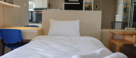 Chambre | 1 chambre, Wi-Fi gratuit, draps fournis