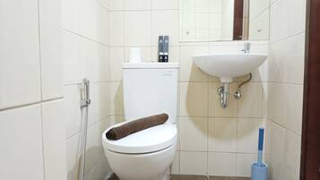 Habitación | Baño | Regadera, amenidades de baño gratuitas, toallas