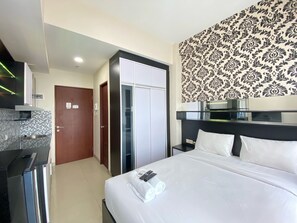 Interior - Affordable Studio Room At Taman Melati Jatinangor Apartment (Hegarmanah)