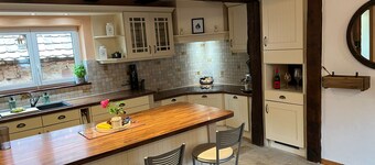 Maison alsacienne 130m2 avec cour et jardin