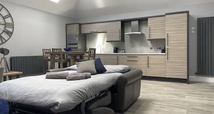 Luxury modern conversion with open plan living.