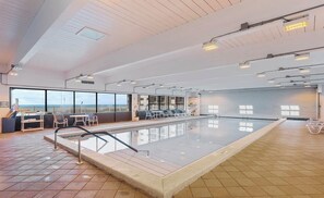 Indoor pool, a heated pool