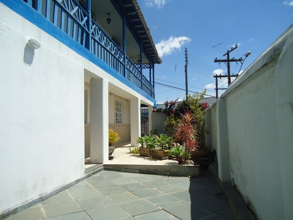 Majoituspaikan julkisivu