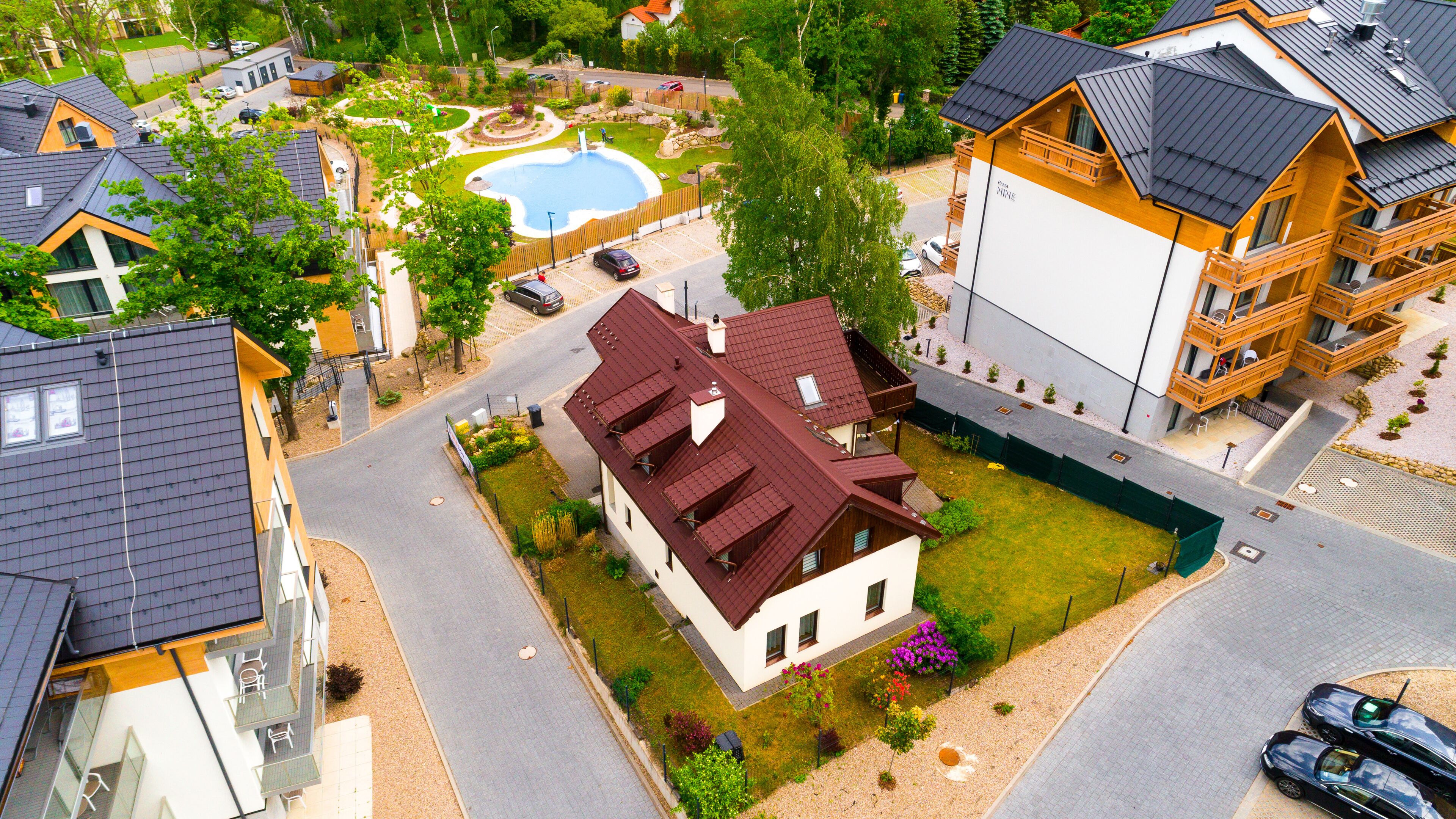 Voorkant van accommodatie