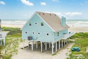 On the beach - The Sandy  Dollar - Direct Beachfront, Sea 4 Miles! (Galveston)
