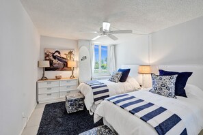 2 slaapkamers, een strijkplank/strijkijzer, gratis wifi, beddengoed