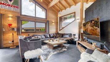 Smart TV, DVD player, books