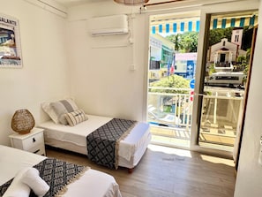 2 chambres, fer et planche Ă repasser, Wi-Fi, draps fournis